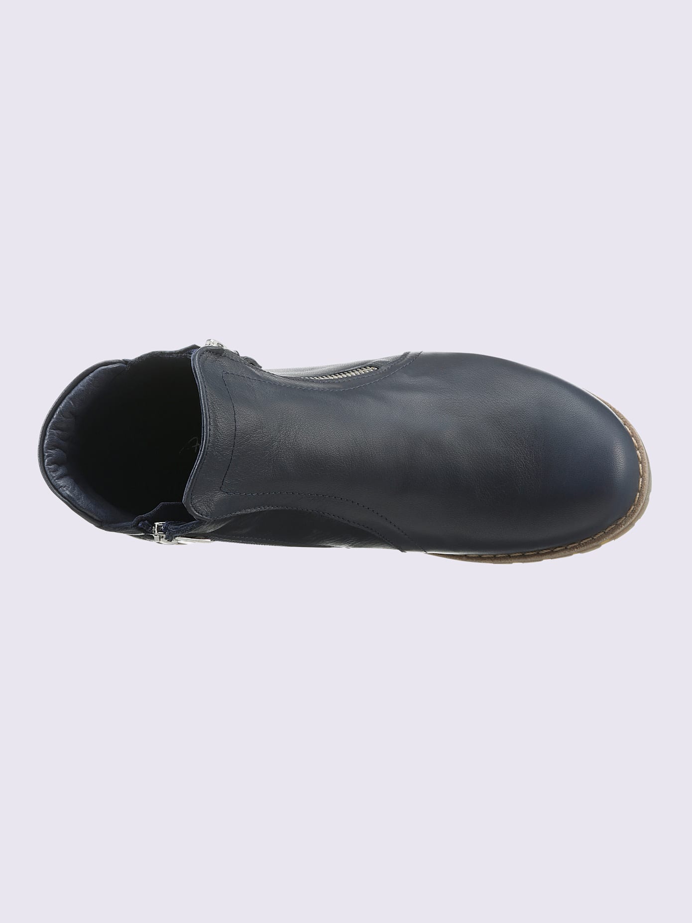 Bottine courte cuir nappa de vache