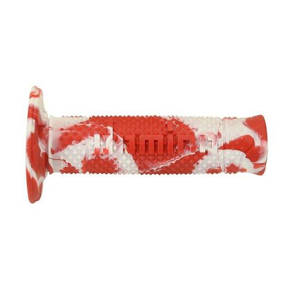 Poignées de guidon Domino OFF-ROAD SNAKE Universel - Rouge / Blanc