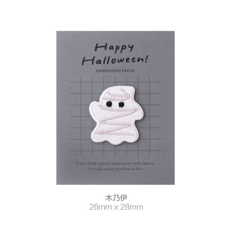 Embroidery Kingdom - Halloween geborduurde applicatiepatch (verschillende ontwerpen)
