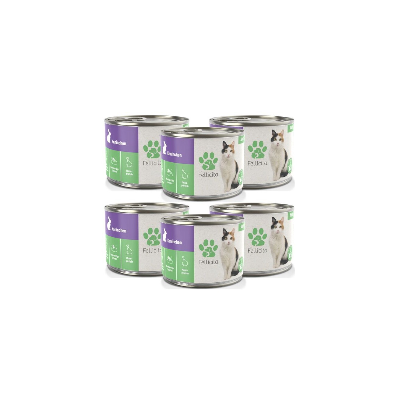 Fellicita Kaninchen pur 6x 200g