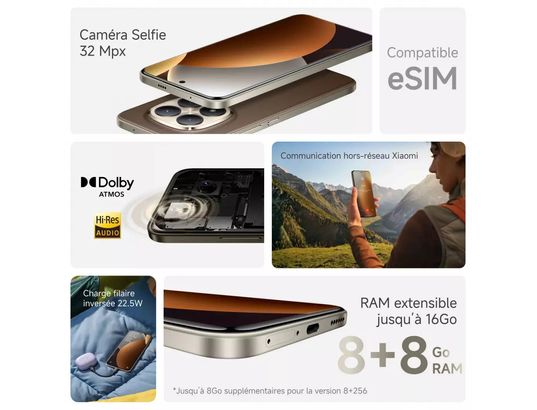 XIAOMI - Smartphone Redmi Note 15 Pro Plus Pro+ 12GB 512GB Black