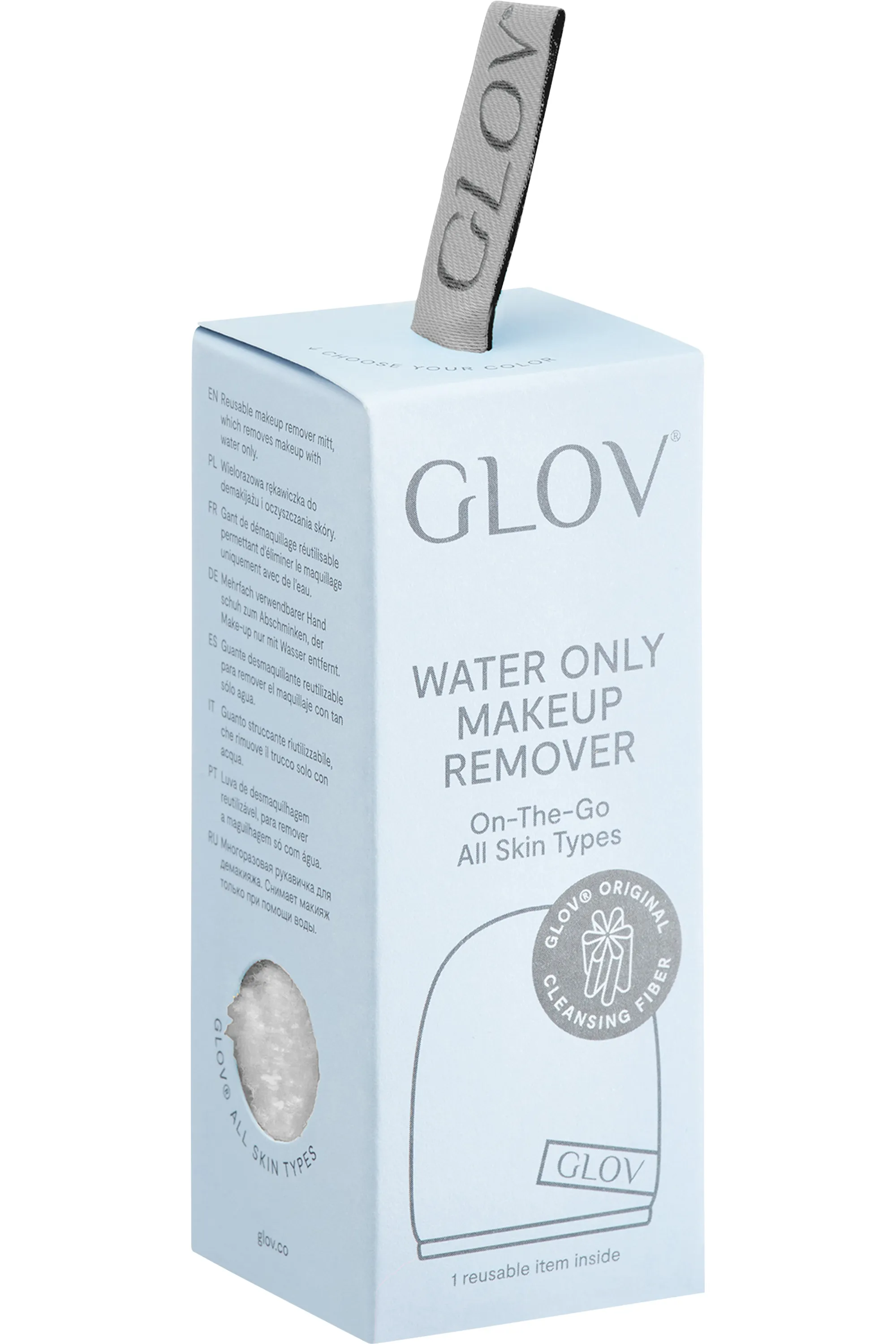 GLOV Gant nettoyant & démaquillant On the go-18 g