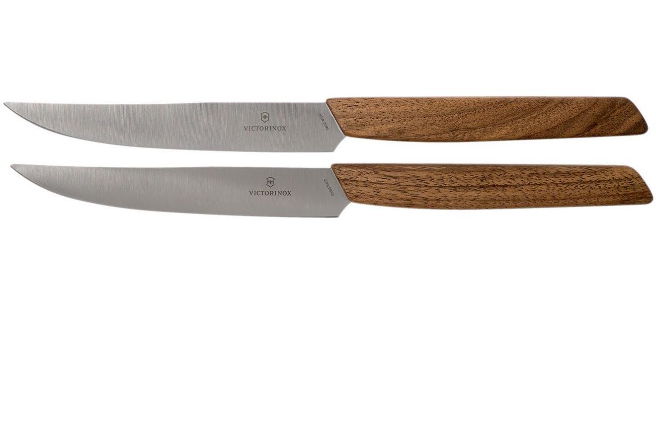 Victorinox Swiss Modern steakmessen 12 cm, set van 2