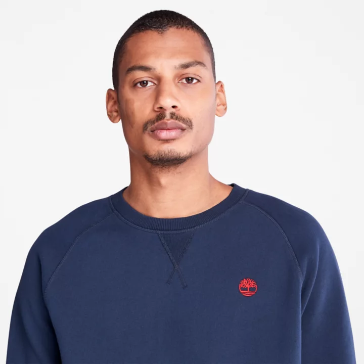 Moletom Exeter River Crewneck Masculino na cor Azul Marinho