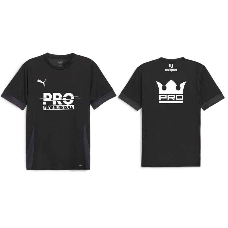 PRO Fodboldskole Træner T-Shirt - Noir/Gris