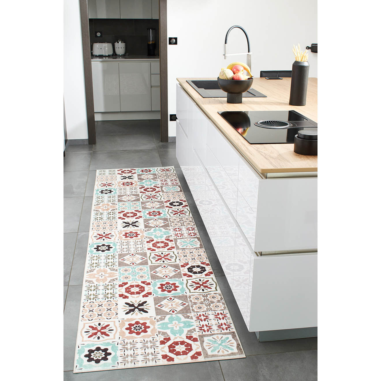 Nazar Rugs Tapis Azulejo 756 multicolore - 80x150 cm