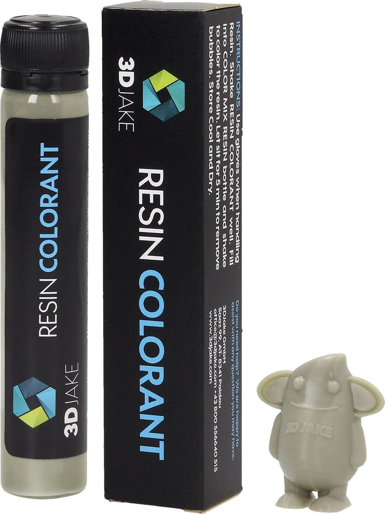 3DJAKE  Resin Colorant Kieselgrau, 25 g    Resin Farbstoff in Kieselgrau