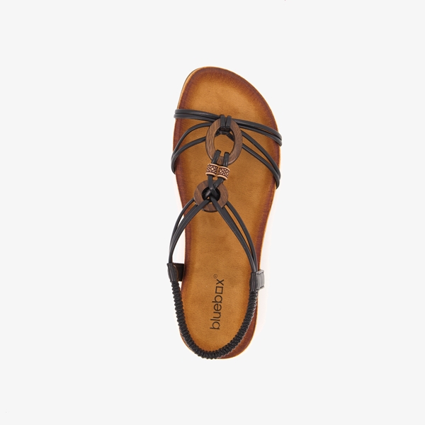 Blue Box dames sandalen zwart