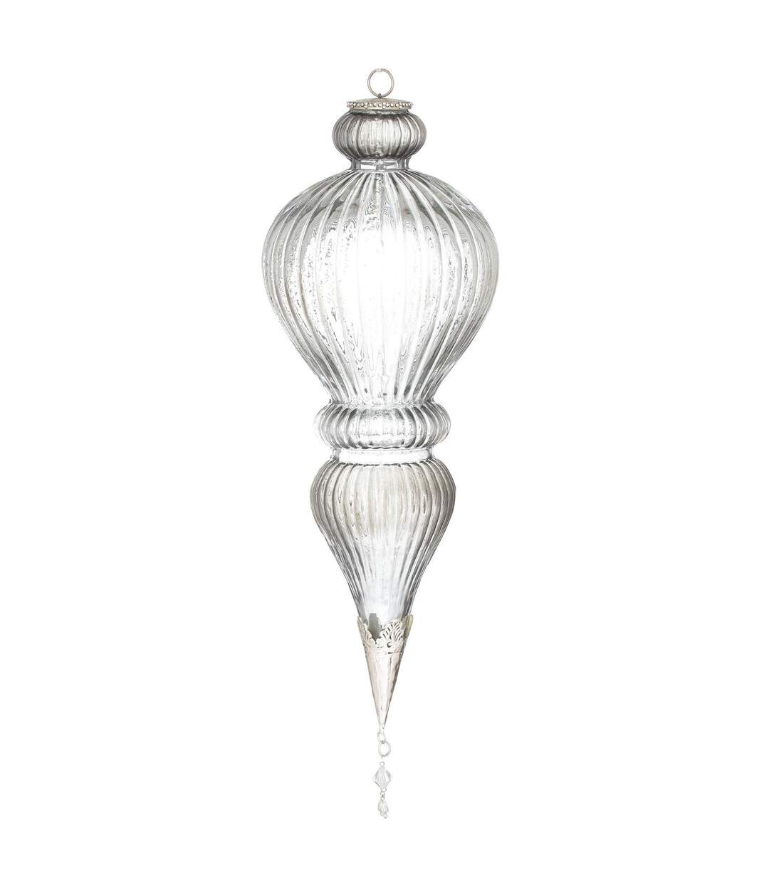 The Noel Collection - Boule de Noël MIDNIGHT (Argenté) (49 cm x 17 cm x 17 cm) - UTHI4325