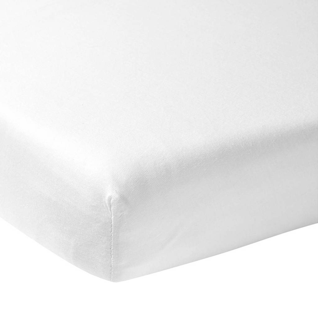 hoeslaken boxmatras 75x95 cm wit