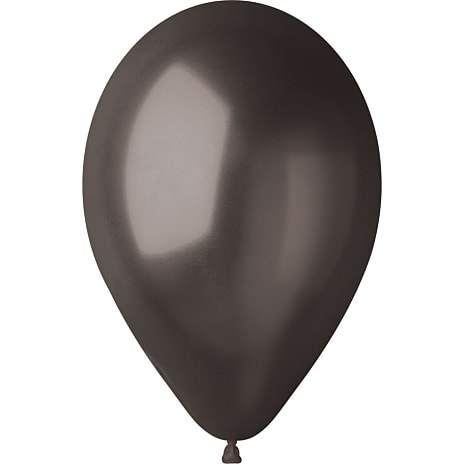 Balloner 26 cm 10-pak - metallic sort