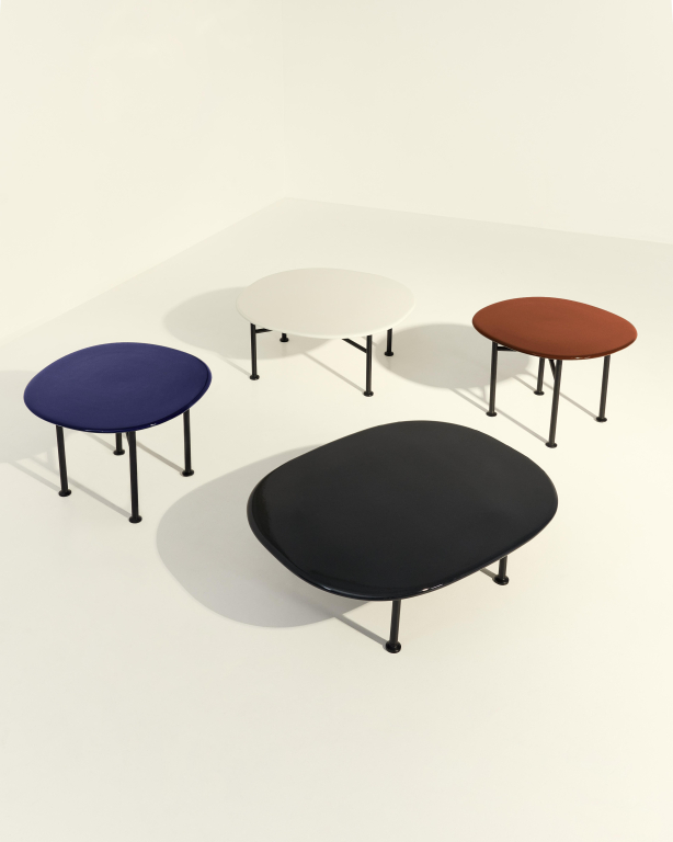Gubi Carmel salontafel 87,5x70 midnight black