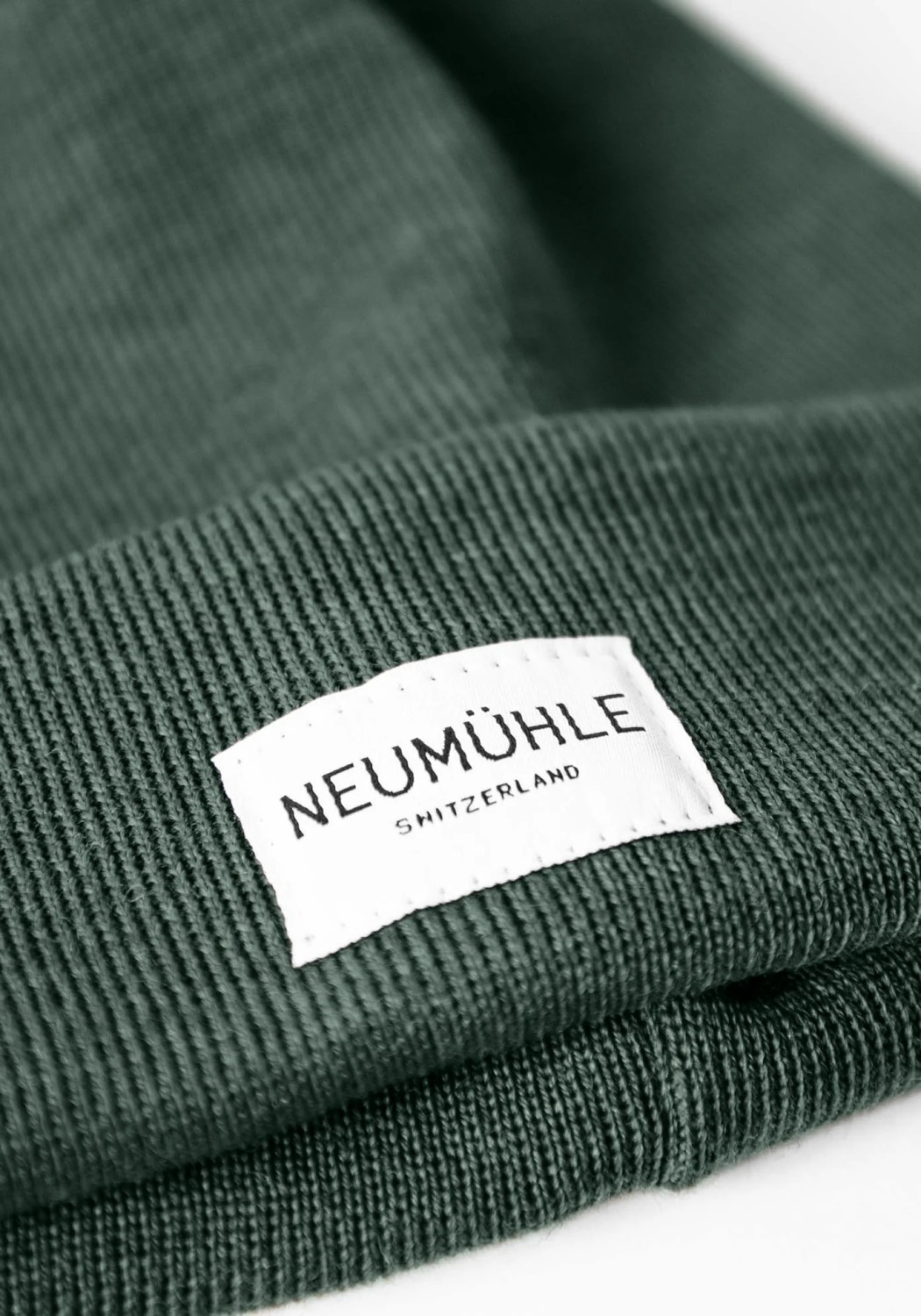 Neumuhle Wollmütze Kiel Organic Merino Dark Olive