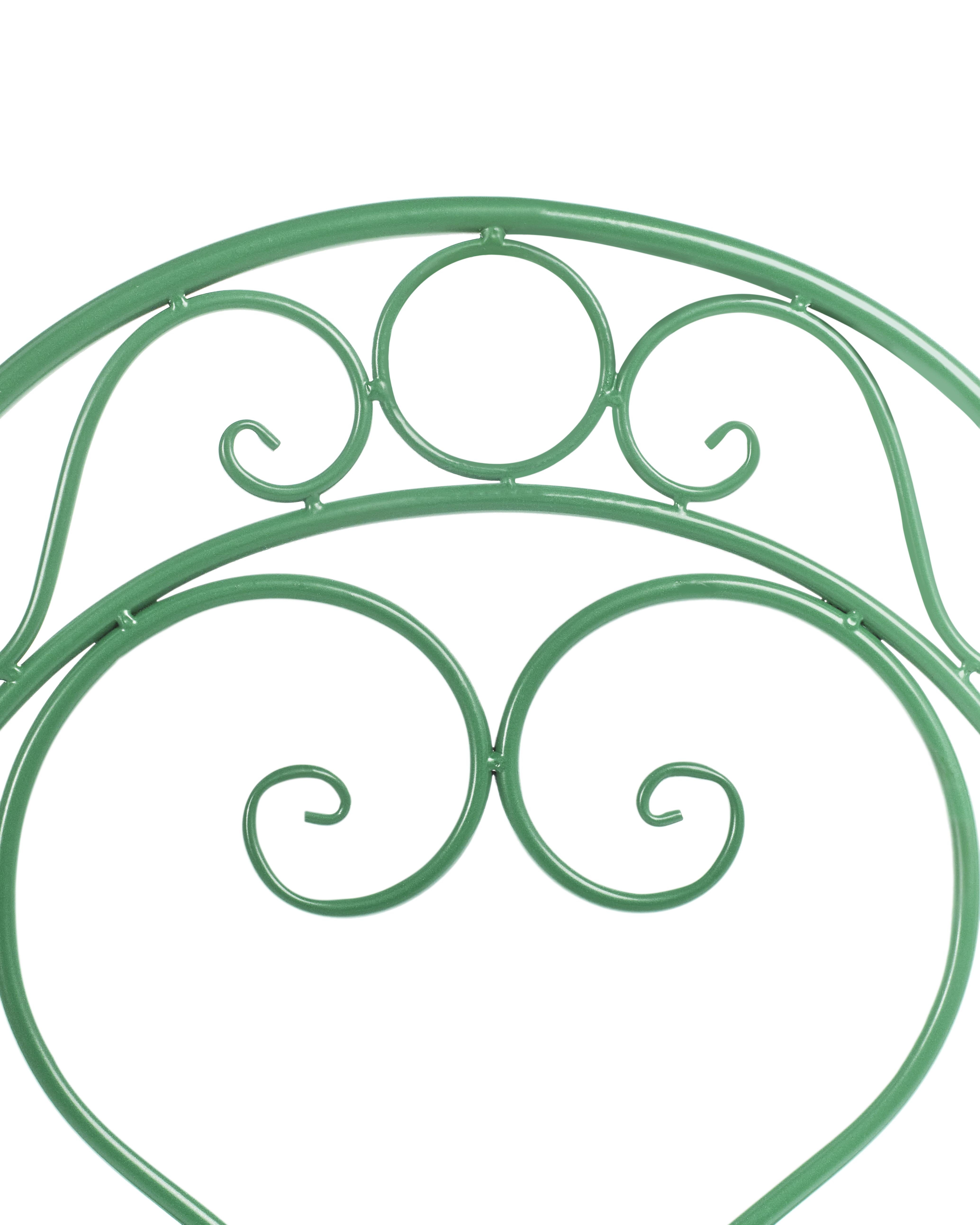 Set van 2 tuinstoelen ALBINIA Metaal Groen