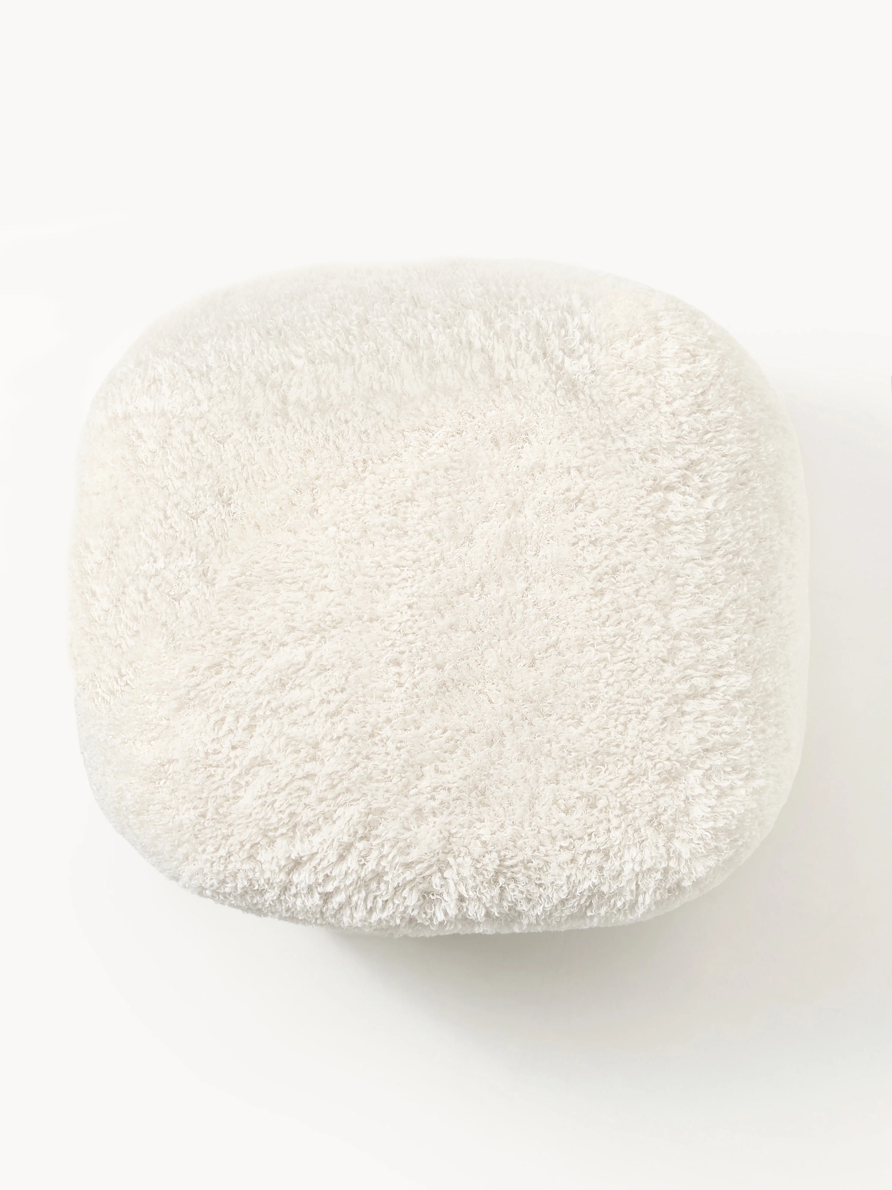 Hoge teddy-ottoman Wolke