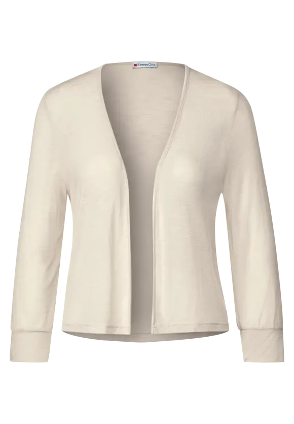 Bolero Strickjacke - smooth sand beige