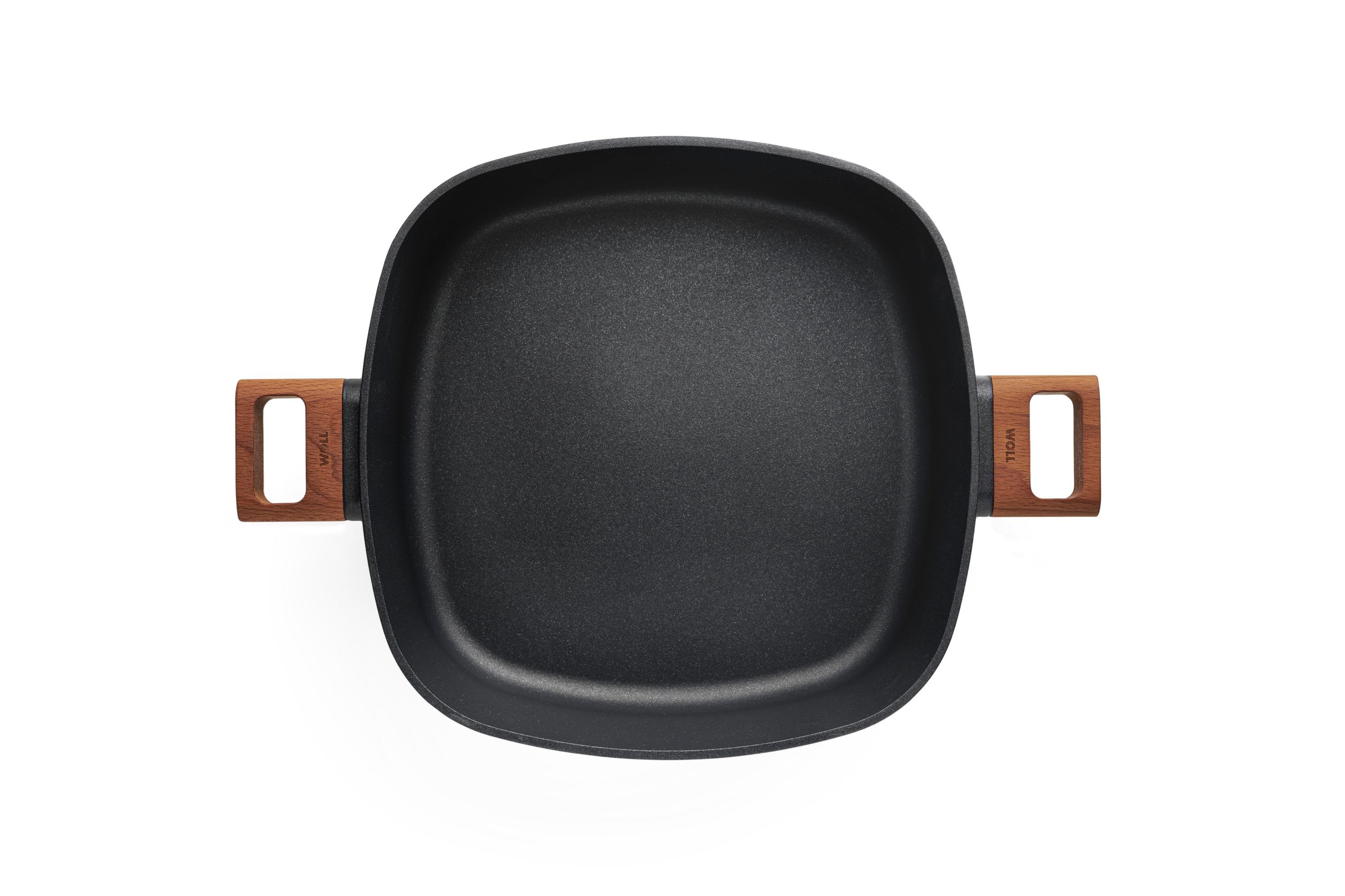 Eco Logic QXR Kasserollen-Set, 4-tlg., 28 x 28 + 24 x 24 cm - Griffart: 2 Seitengriffe aus Holz