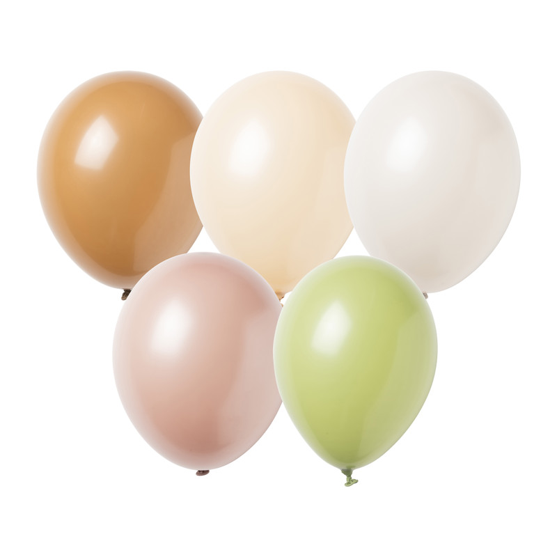 Ballonnen- mix naturel - set van 10