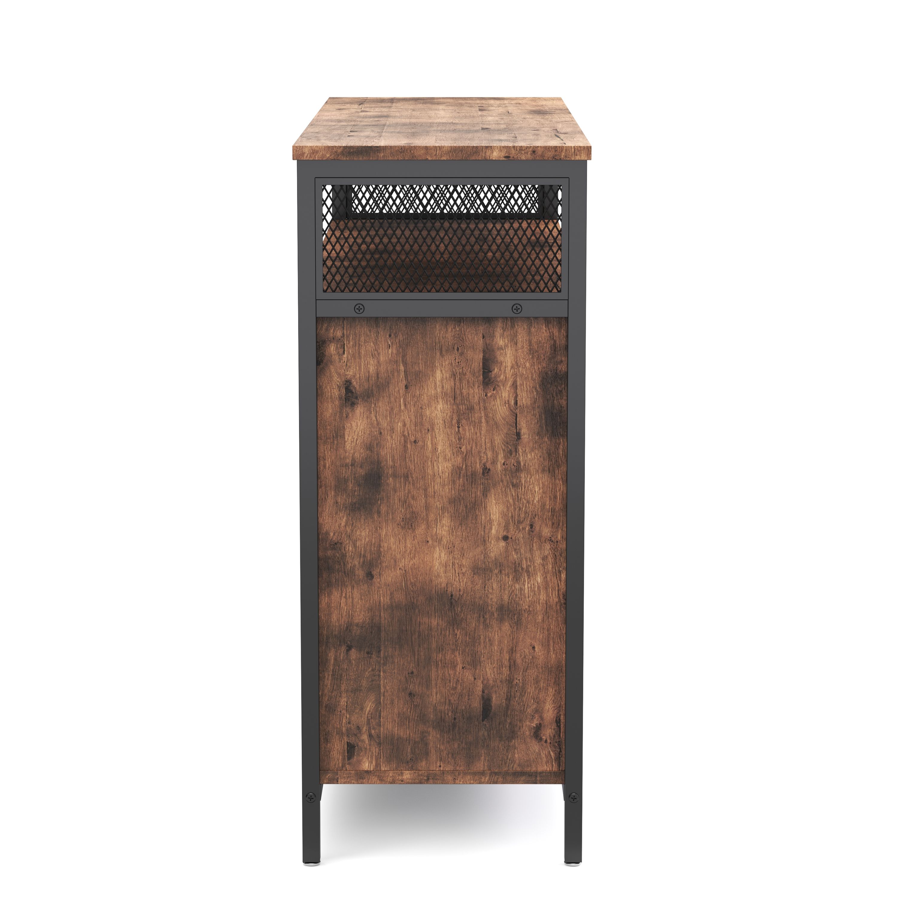 Sideboard Vintage BONITA mit Schiebetüren 100 x 80 cm