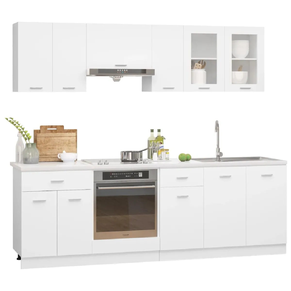 vidaXL Ensemble Meubles Cuisine 8 pcs