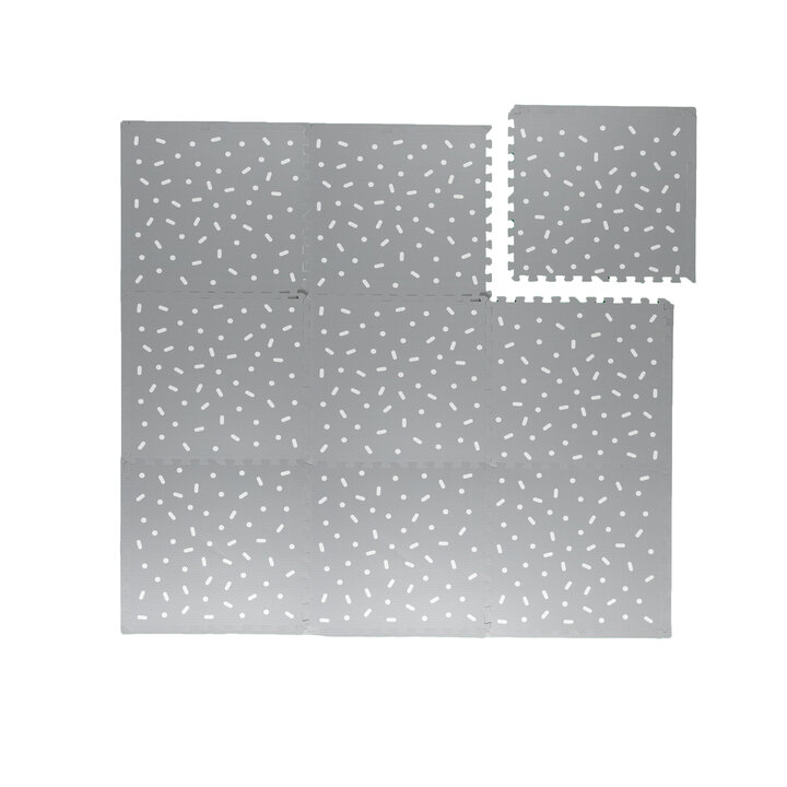 Foam Puzzelmat - Alfie XL Sprinkles Grijs