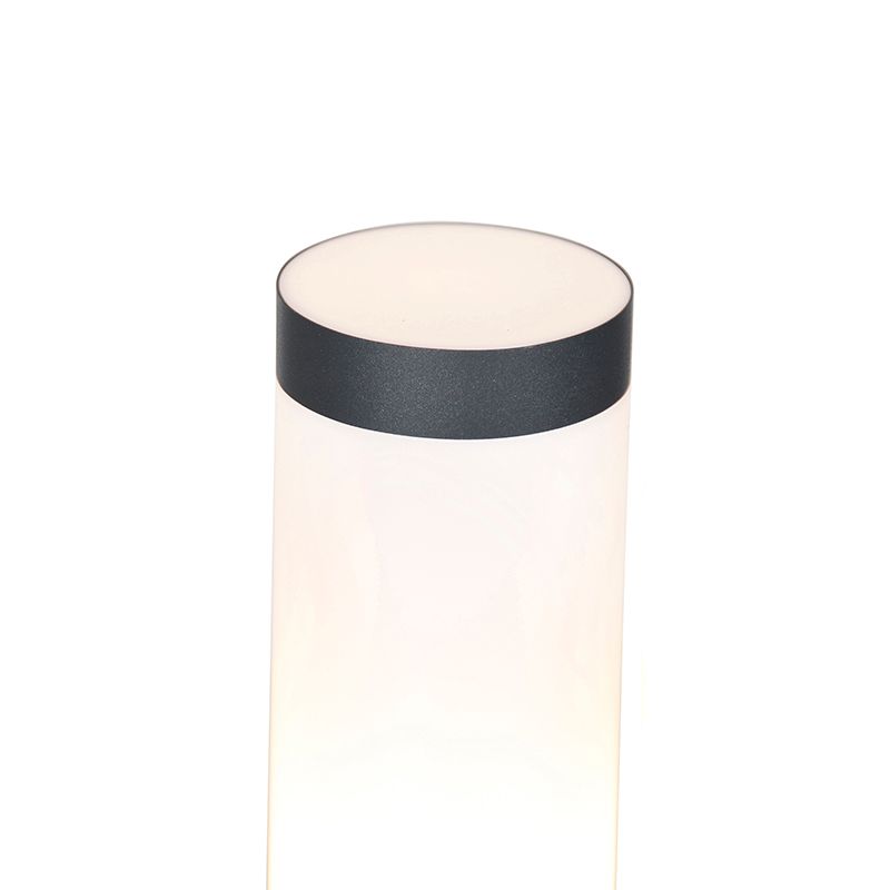 Smart buitenlamp paal antraciet 80 cm incl. Wifi P45 - Rox