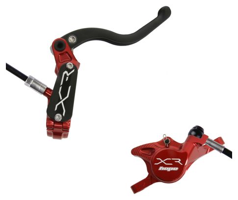 Frein Arrière Hope XCR Pro X2 Rouge Durite Noire
