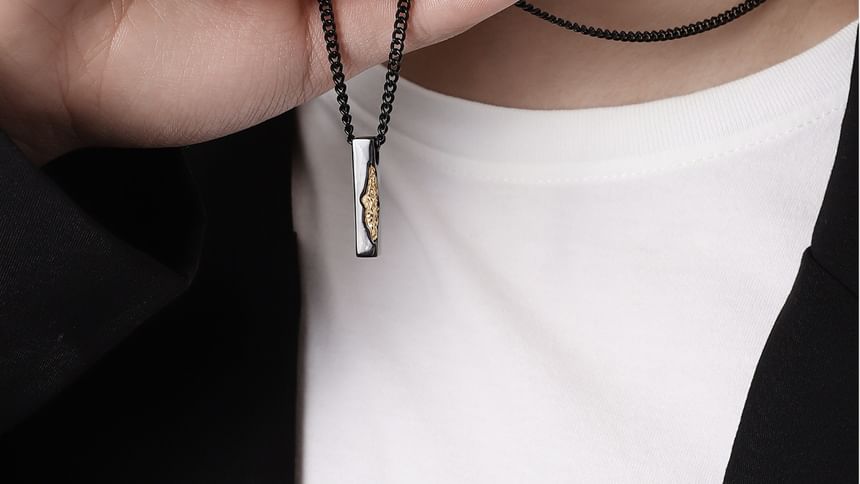 Karina Moon - Metalen staafketting