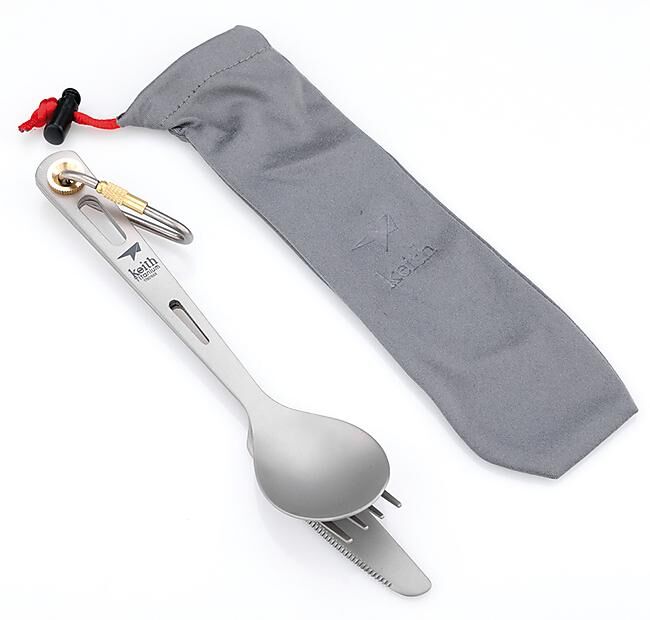 KEITH TITANIUM - COUVERT 3 PIECES EN TITANE