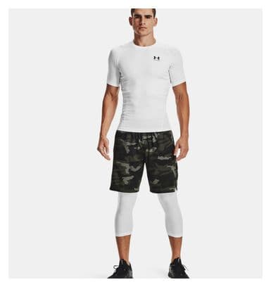 Maillot manches courtes de compression Under Armour HeatGear Blanc Homme