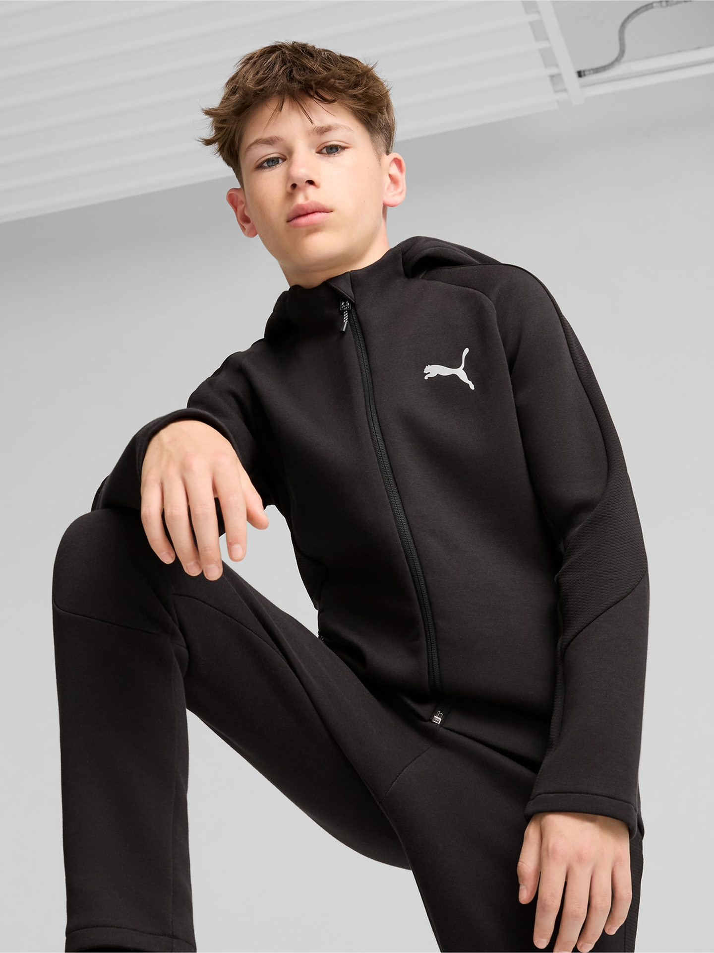 Evostripe Full-Zip Big Kids' Hoodie