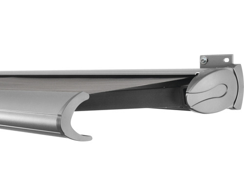 SOLUNA cassettescherm Exclusiv 2x1,5 doekdesign 320925 frame zilver E6EV1 geanodiseerd aandrijving rechts incl. motor en wandschakelaar