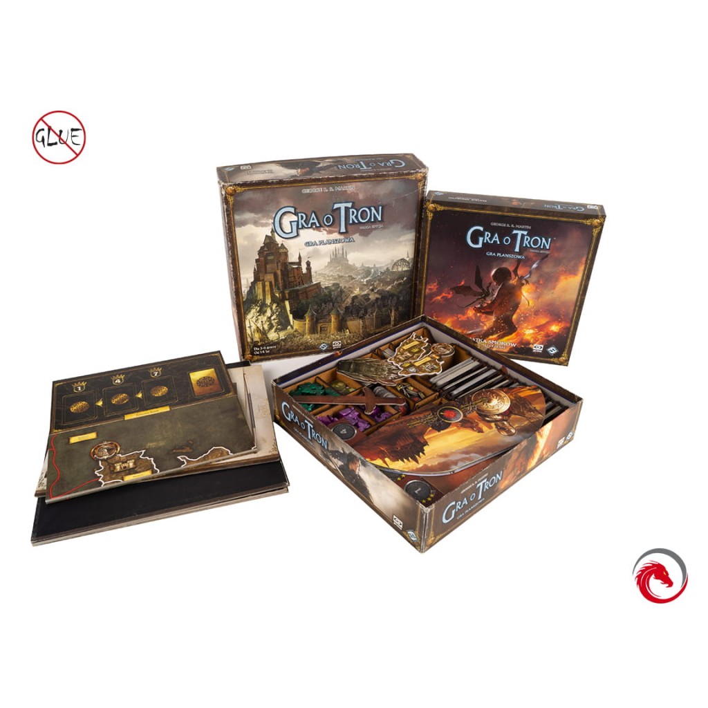 Insert Le Trône de Fer - le jeu de plateau 2nd ed & Ext. Mère des Dragons