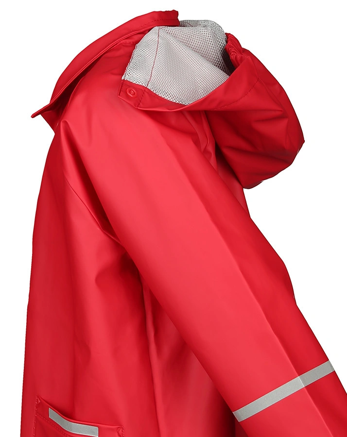 Regenjacke BASIC in rot (Größe: 140)
