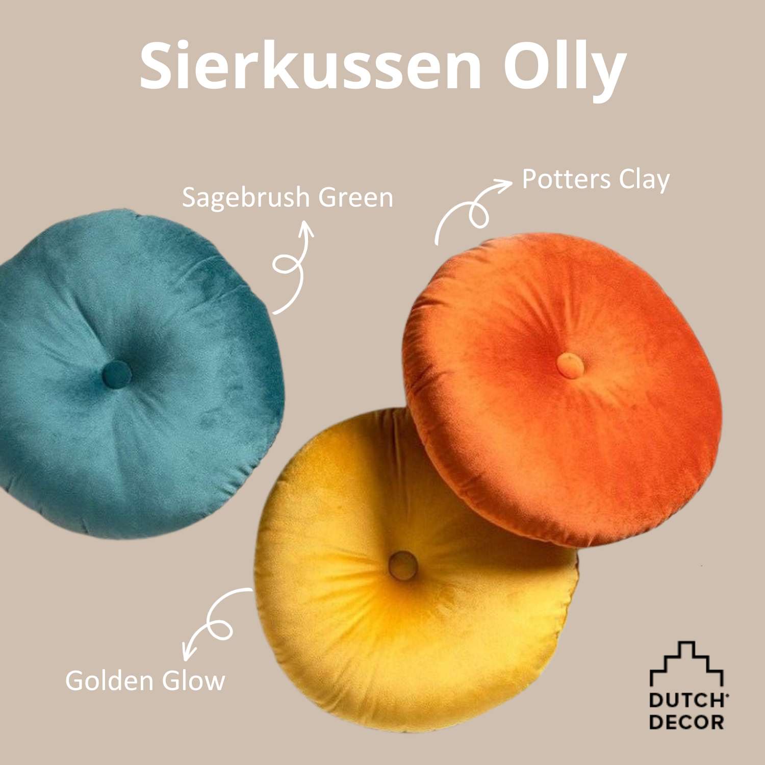Rond Sierkussen Olly