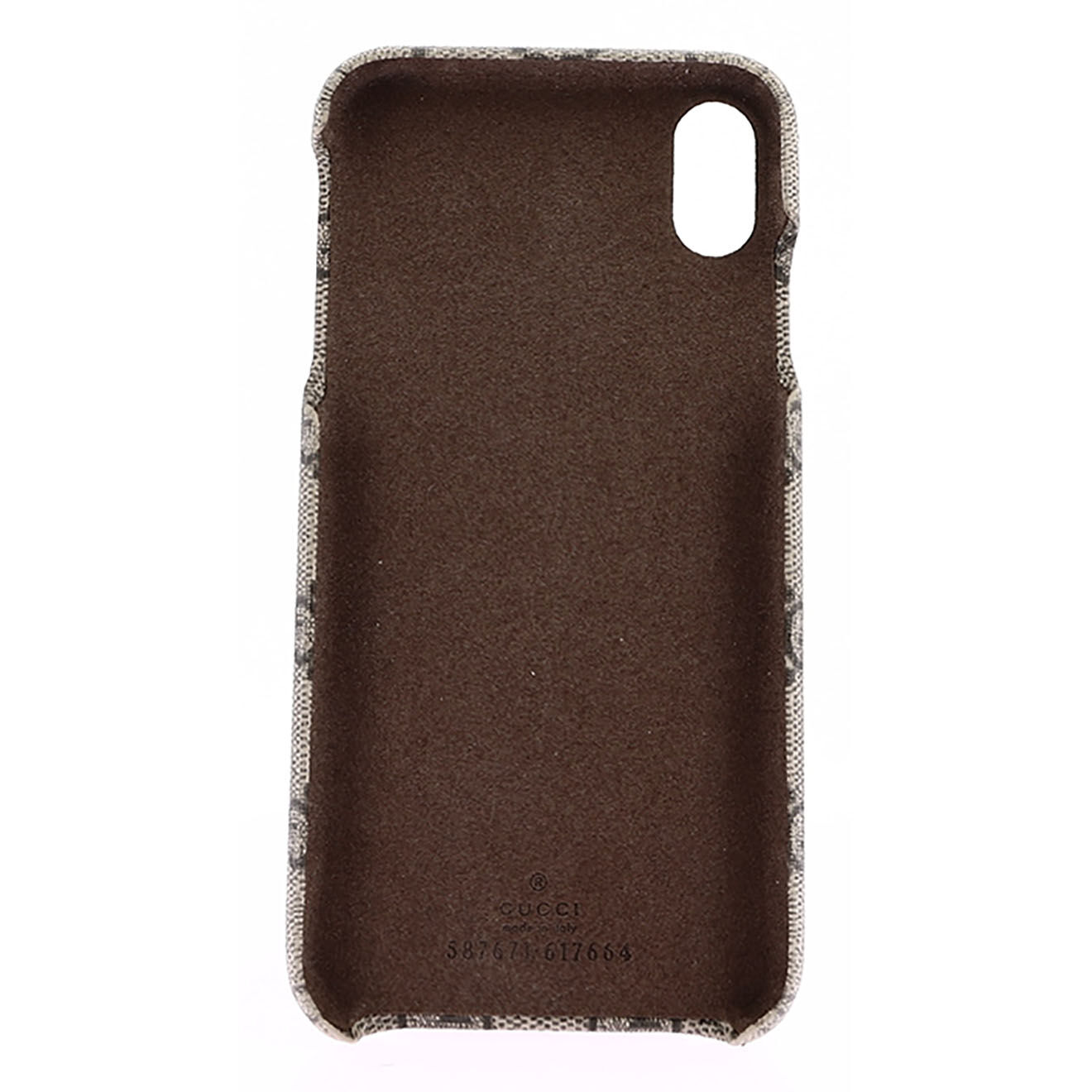 Gucci Coque Iphone X en Toile Monogramme beige - Neuf avec étiquette