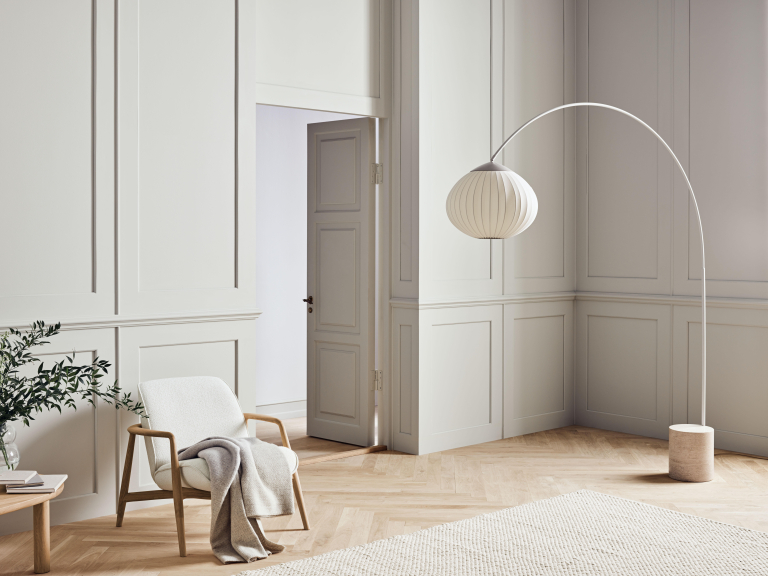 Bolia Acorn booglamp geolied eiken