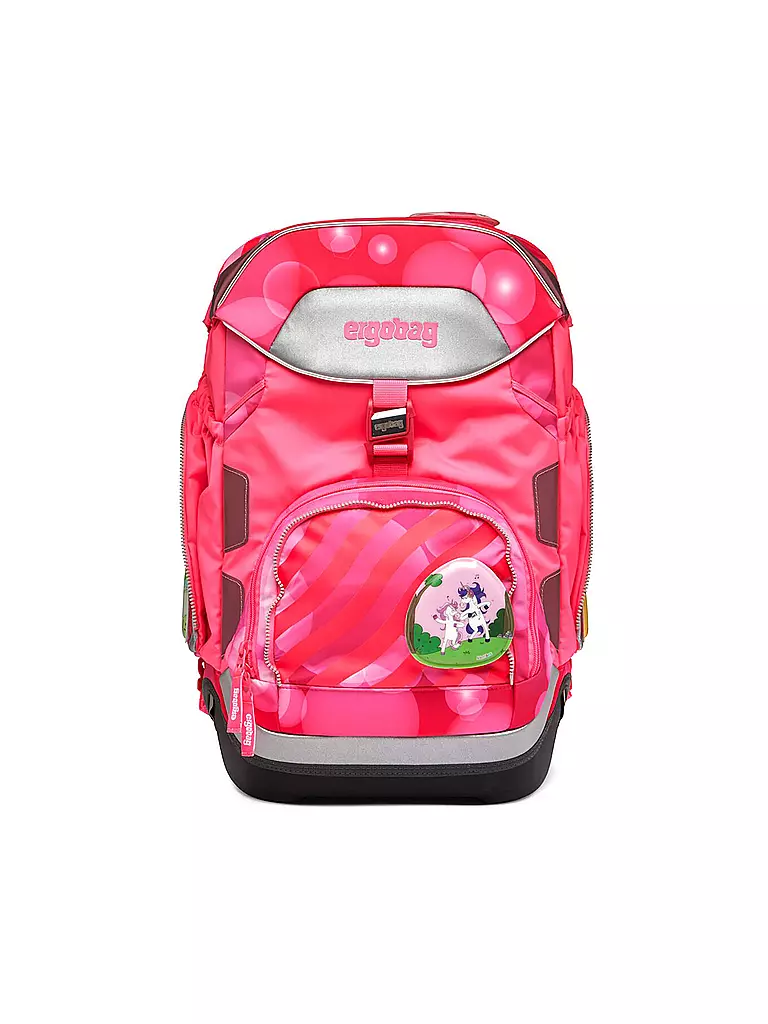 ERGOBAG Schultaschen Set 6 tlg Pack KuntBärbuntes Einhorn pink