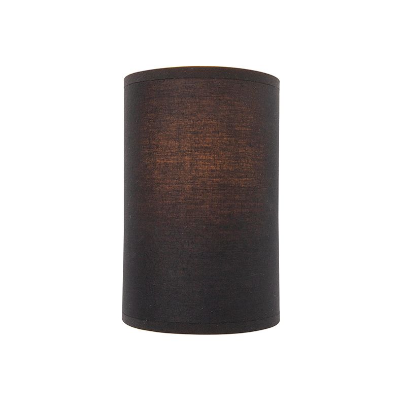 Moderne wandlamp zwart en goud - Simple Drum