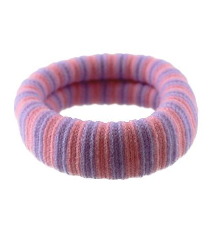 By Stær Haargummis - 3er-Pack - Ea - Gestreift Pastel Lila/Helle