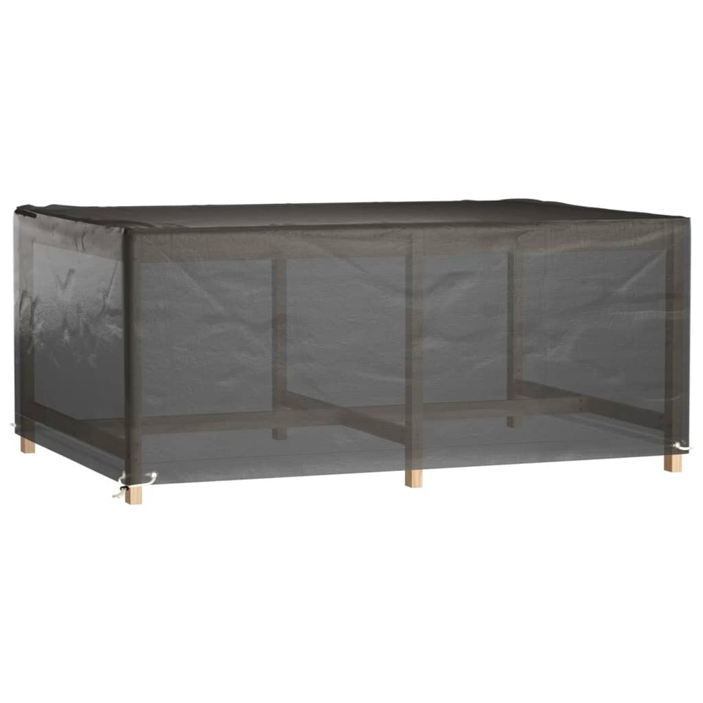 Housses salon de jardin2pcs 8œillets 180x122x75cm rectangulaire