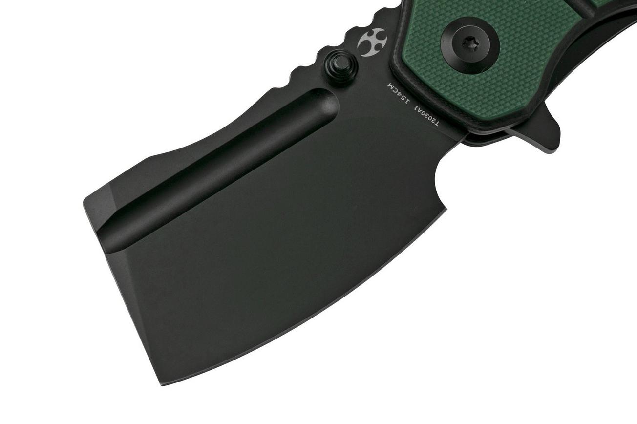 Kansept Korvid M T2030A1 Black, Green & Black G10 zakmes, Justin Koch design