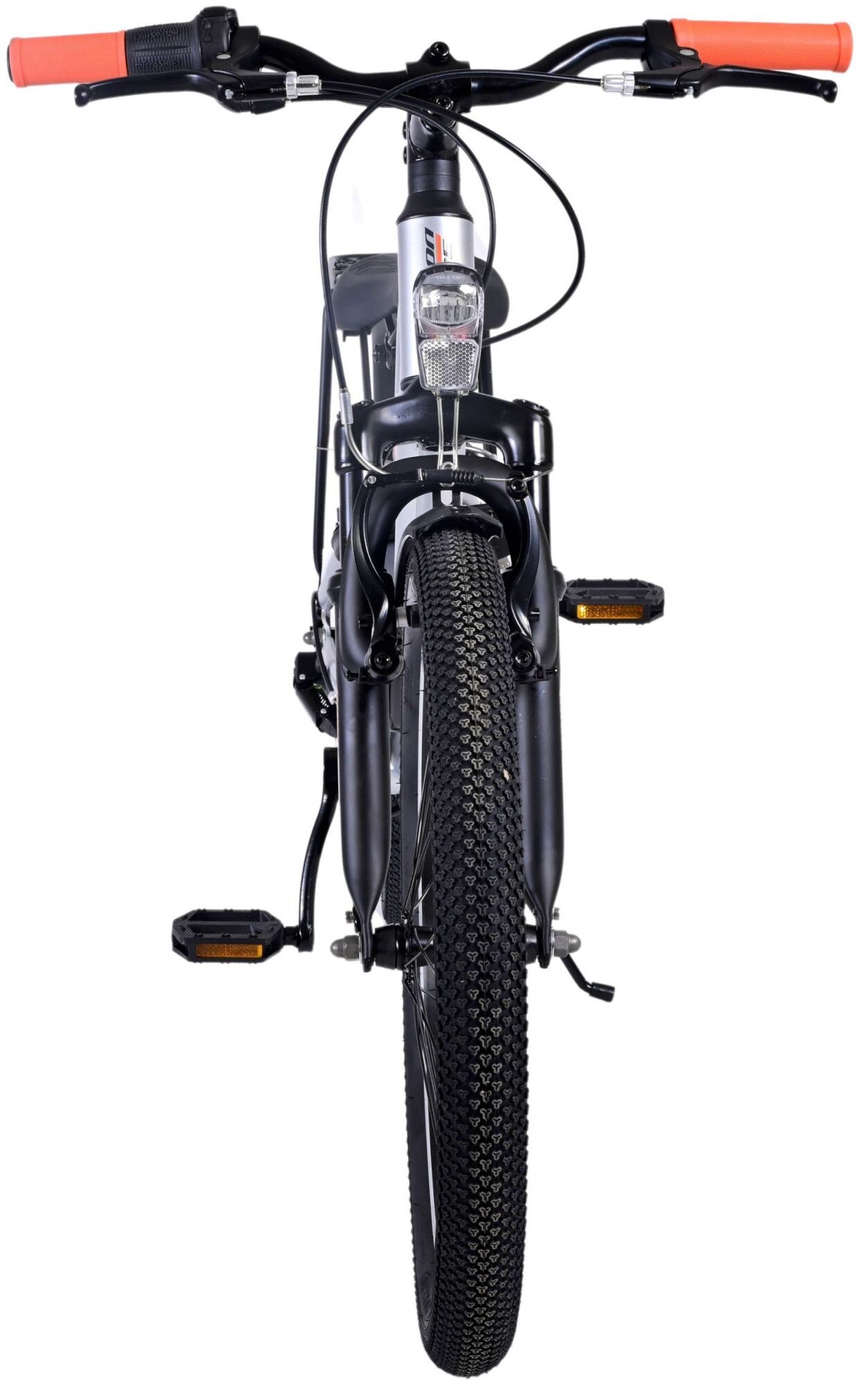 TPFSports Cross Kinderfahrrad - Jungen - 20 Zoll - Rücktritt + Handbremse - 6 Gänge - Silber