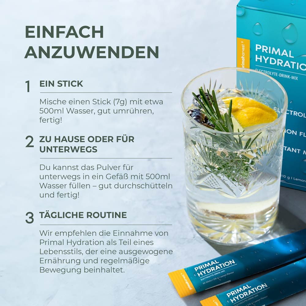 Primal Hydration Elektrolyte-Boost von Primal Harvest®