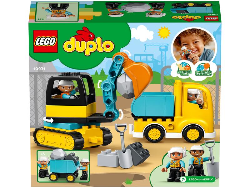 LEGO® DUPLO® Bagger und Laster 10931 Baustellen-Spielzeugset