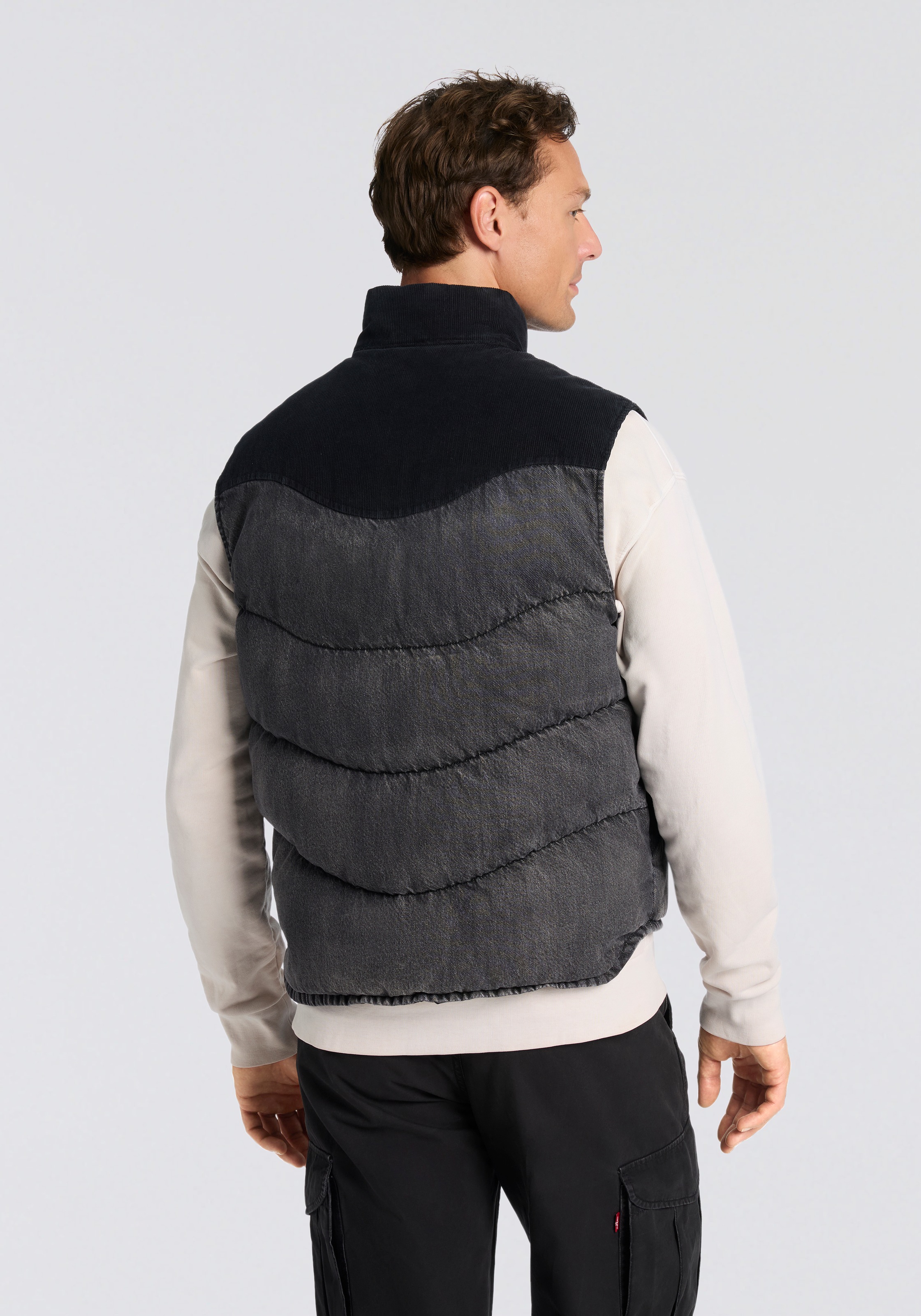 Levi's® Steppweste , Westernstyle