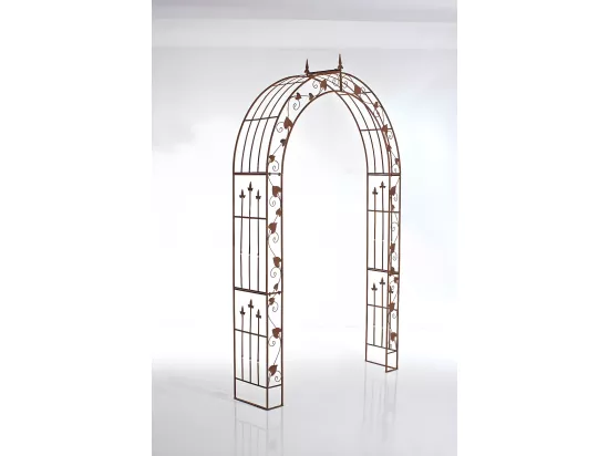 Arche à rosiers - Métal & Métal - Marron antique - Emma