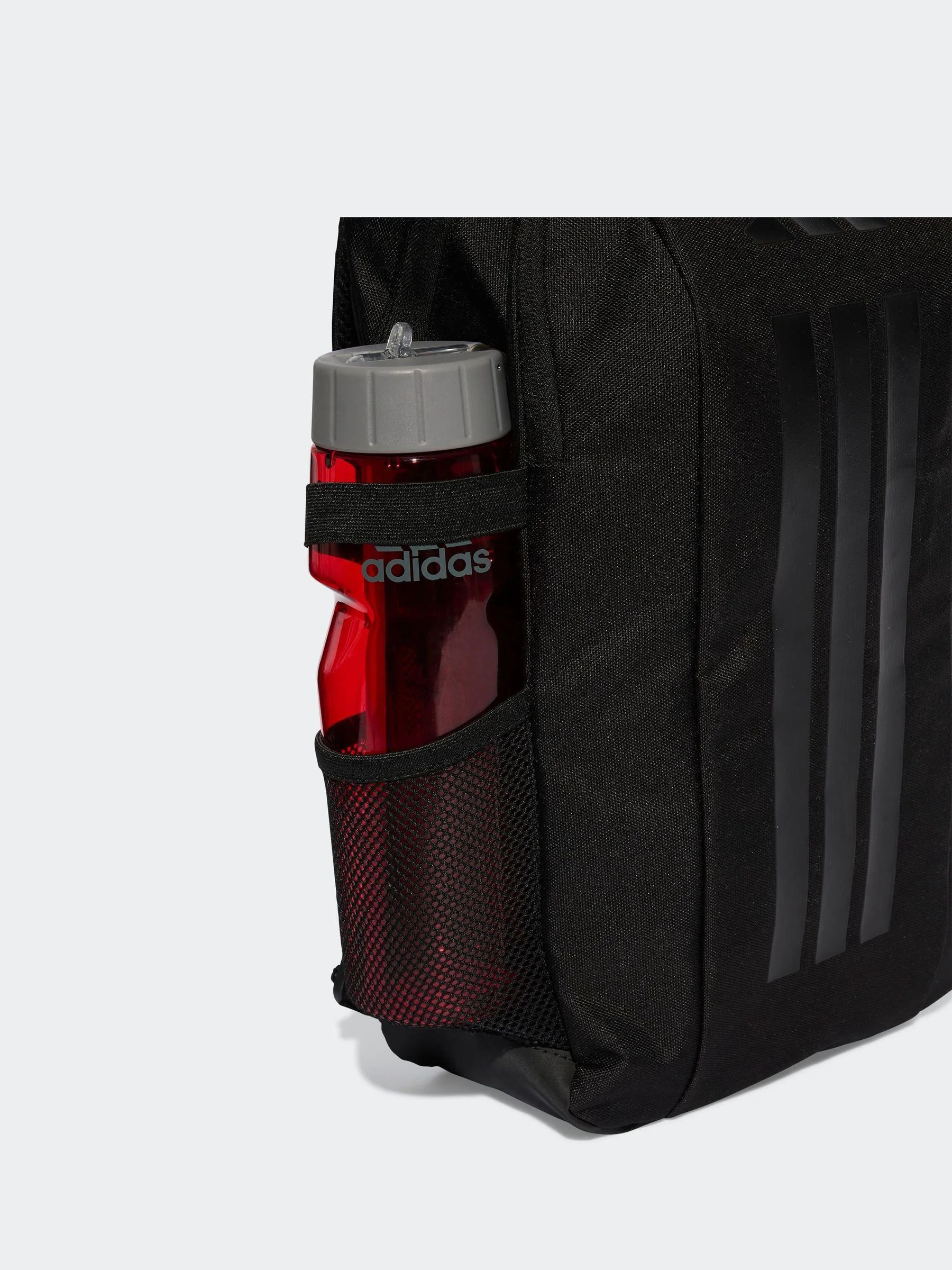 Zwart chroom - adidas Kids 3 Stripe Backpack