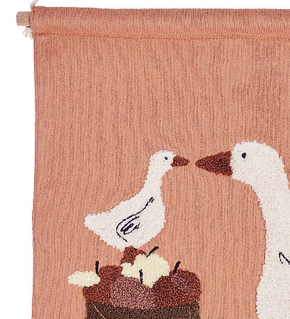Smallstuff Wanddeko - 37x33 cm - Farmliving Gänse