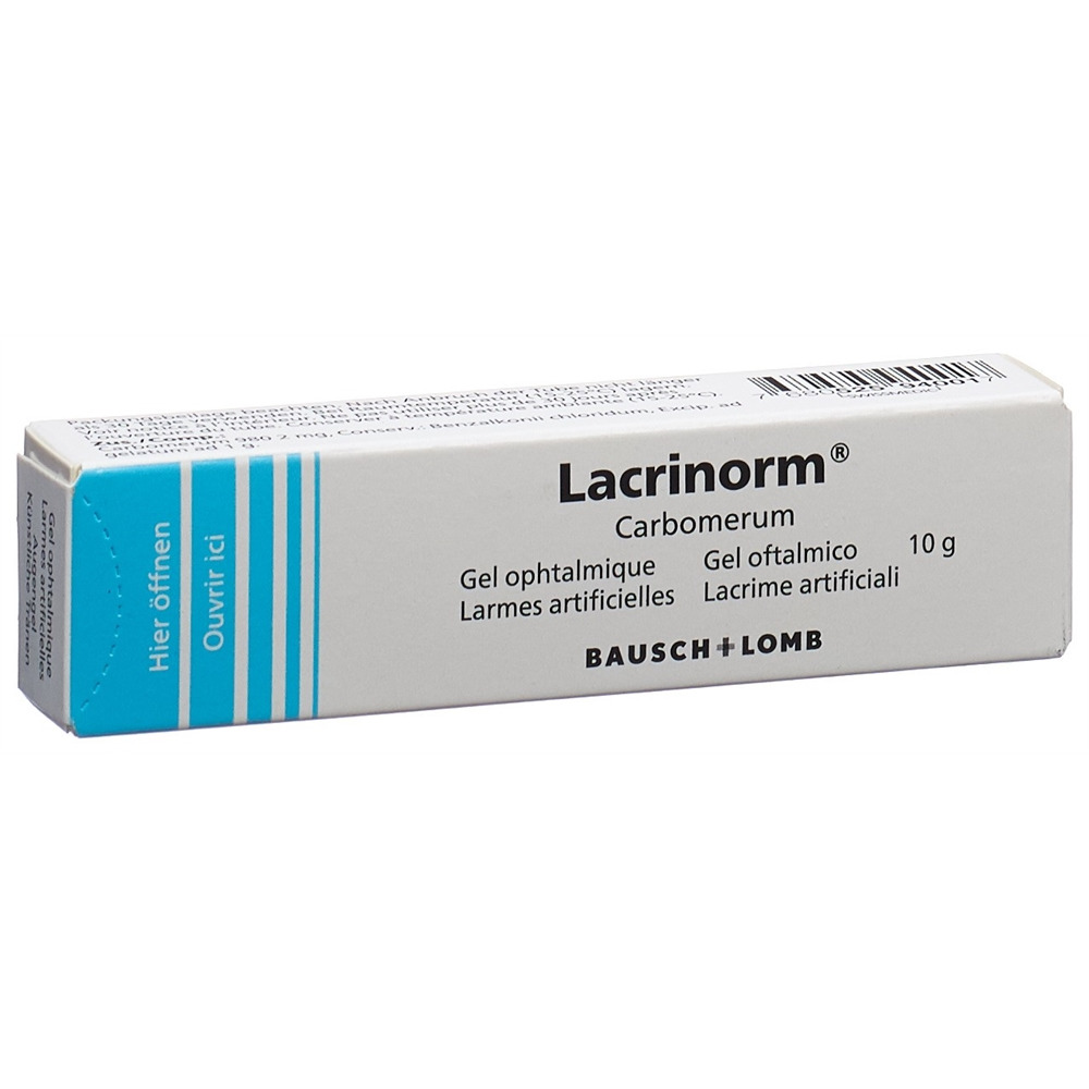 LACRINORM Augengel Tb 10 g